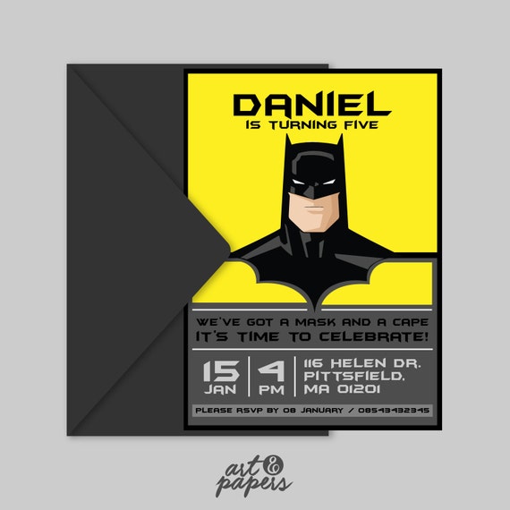 Anniversaire A Imprimer Invitation Batman Dc Universe Etsy Anniversaire A Imprimer Invitation Batman Dc Universe Etsy