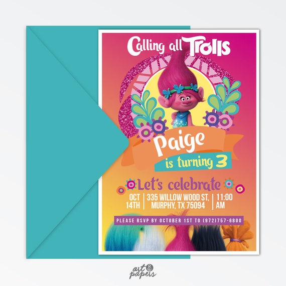 Trolls printable invitation - Poppy invitation - Trolls social gathering - Trolls invitation - Trolls Electronic Invitation - Trolls poppy - Trolls photograph relating to Trolls Printable Invitations named Trolls printable invitation - Poppy invitation - Trolls occasion - Trolls invitation - Trolls Electronic Invitation - Trolls poppy - Trolls