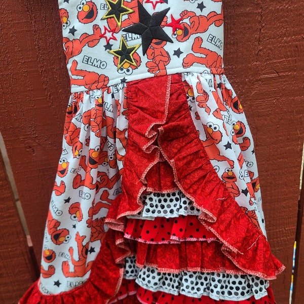 Sun dress - Elmo (2T)