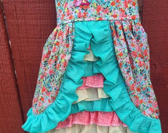 Sun dress - Floral sleuth (12 Month)