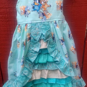 Sun dress - Bluey (2T)