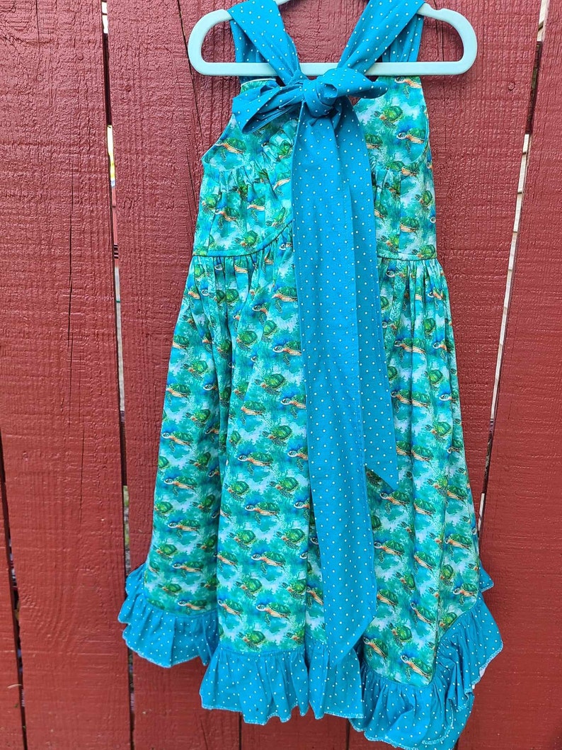 Sun Dress Sea Turtles 7/8 - Etsy