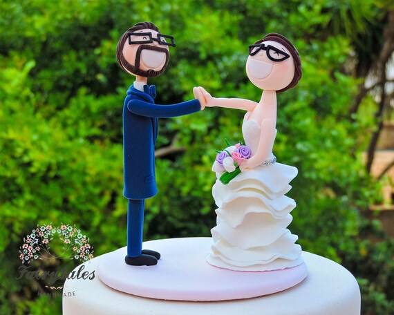 Figuras Personalizadas de Novios para la Tarta de Boda ❤️