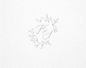 Custom handwritten wedding logo design | Wedding monogram | Personalised wedding logo | Custom wedding logo