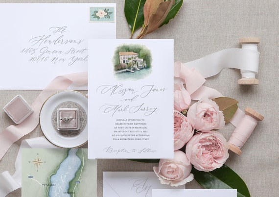 Custom Venue illustration | wedding venue illustration | venue watercolor