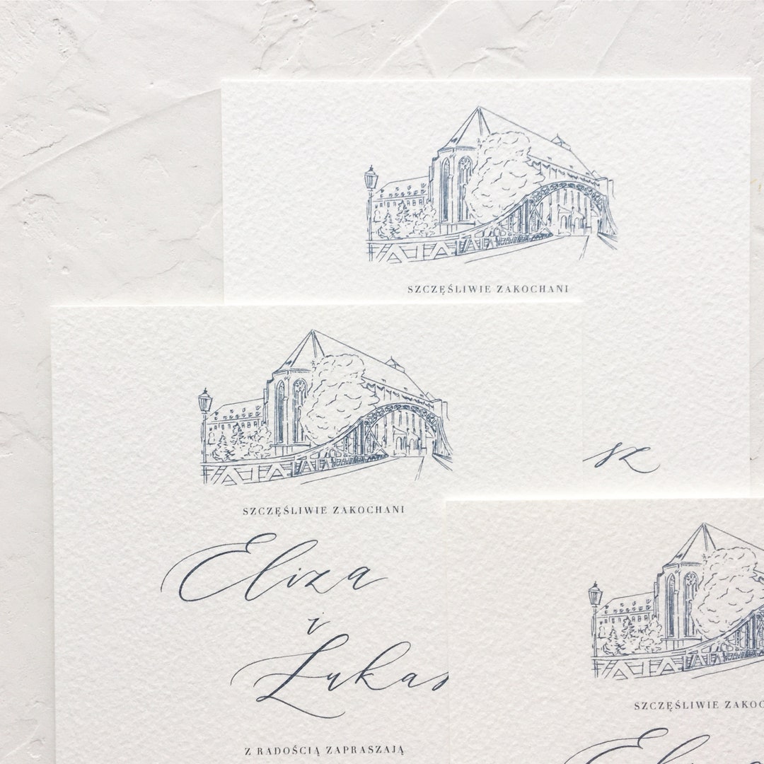 Venue Sketch Wedding Invitation Digital Custom Venue Sketch Venue ...