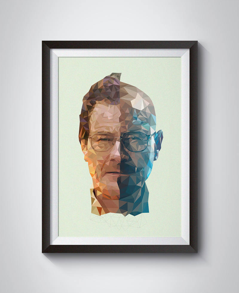 Breaking Bad Walter White TV Poster Wall Art Art Print | Etsy