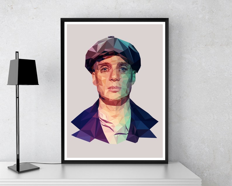 Drawing A4 Print Shelby Portrait Art Peaky Blinders Alfie