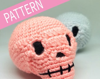 Skull Crochet Amigurumi Pattern