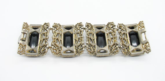 Super Mod Mid-Century Chunky Statement Bracelet o… - image 4