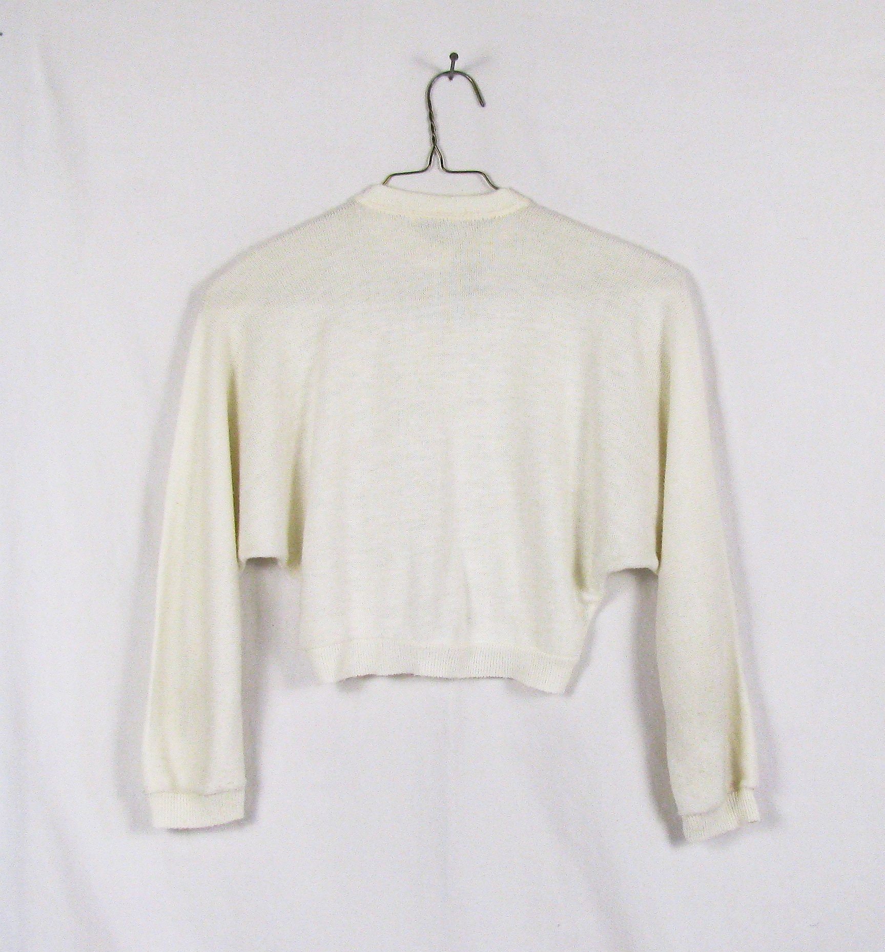 Sweet Vintage 1950s Cream Colored Pinup Bolero Sweater - Etsy