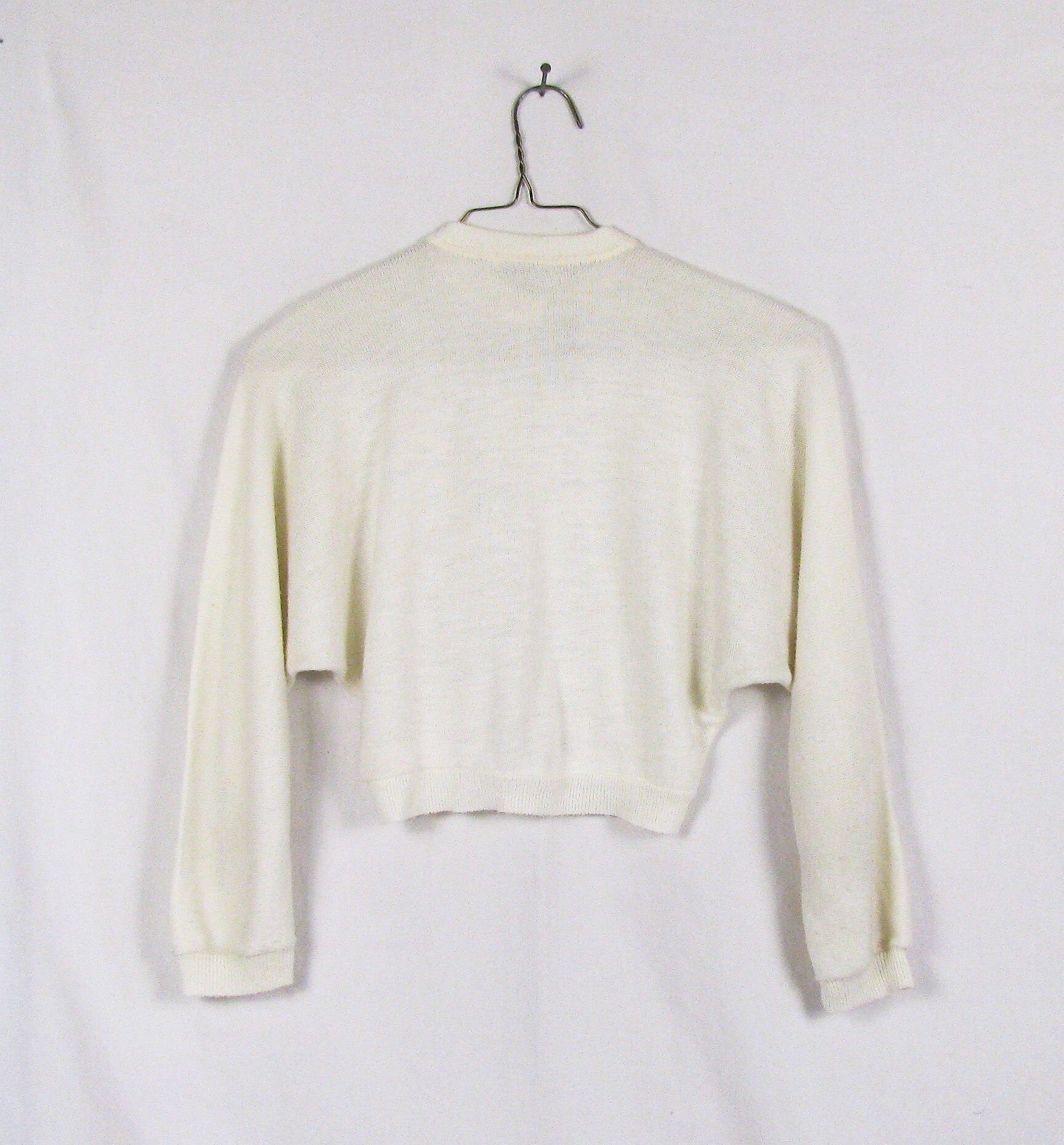 Sweet Vintage 1950s Cream Colored Pinup Bolero Sweater - Etsy