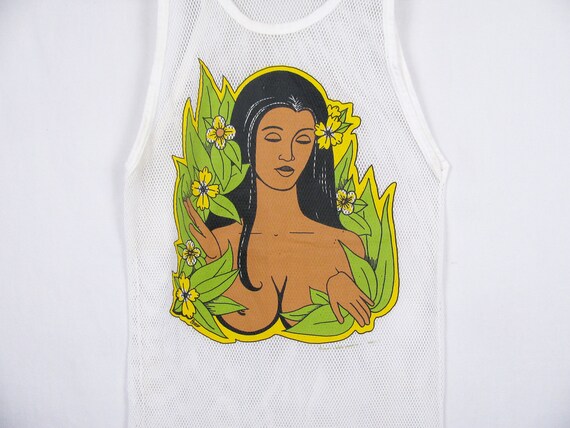 Iconic and Rare - 1970s-80s B.V.D. Mesh Sleeveles… - image 1
