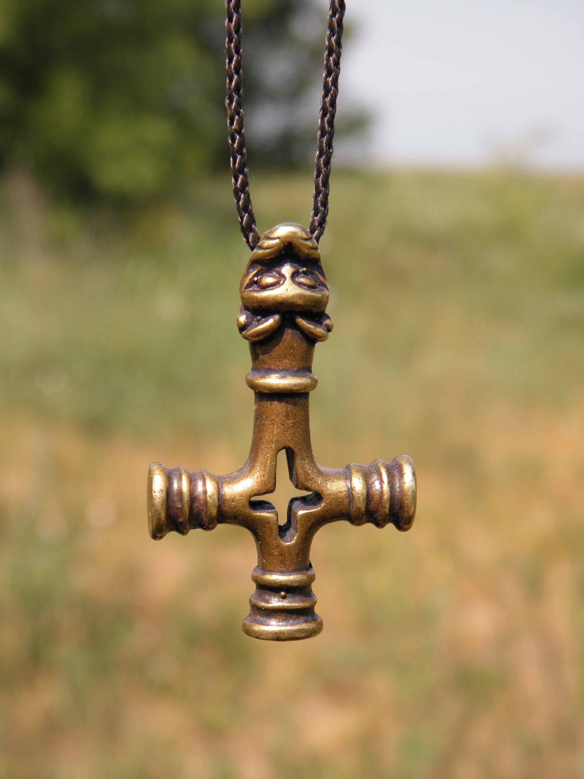 Mjolnir pendant Thor's hammer Protection Amulet Viking Etsy