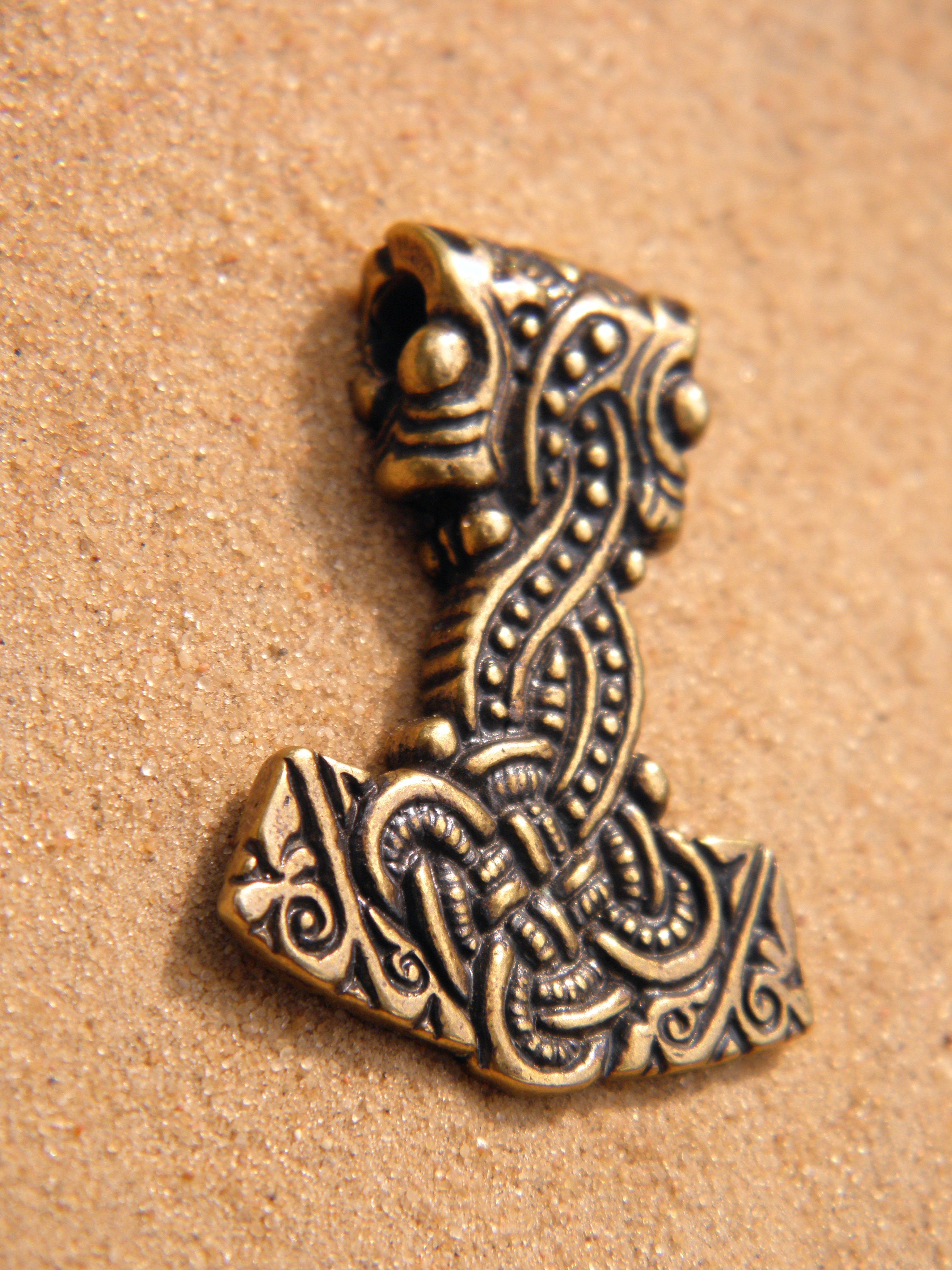 Mjolnir Thor's hammer Protection Amulet Viking pendant Etsy