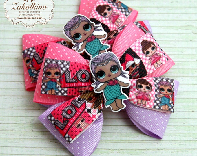 Lol Doll Hair Bow Lol Surprise Birthday Girl Outfit Merbaby - Etsy