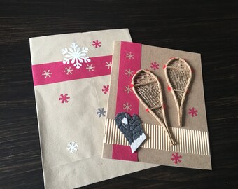 Christmas card 100% of recycled materials