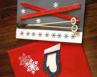 Christmas card 100% recycled materials