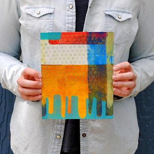 Original Wall Art Monoprint Abstract Modern