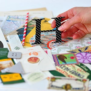 Mixed Paper Collage Kit Paper Pack 40+