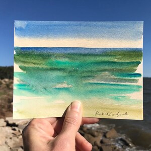 Watercolor Painting Seascape Original Art