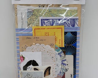 Paper Pack for Collage - Mixed Ephemera Kit