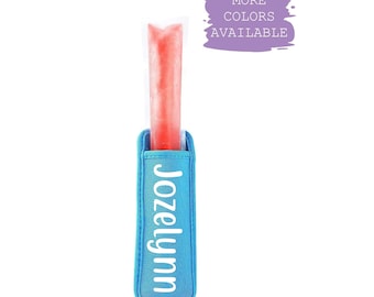 Personalized Popsicle Holder, Ice Pop Sleeve, Kids Party favor, Summer Gift For Kids, Birthday Party Favors, Kids Stocking Stuffers