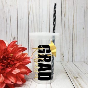 Personalized Graduation Cup, Graduation Party Cups, Graduation Party Supplies, Graduation Party Decorations