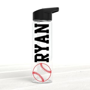 Baseball Water Bottle, Baseball Gifts, Personalized Kids Water Bottle, Baseball Coach Gift, Kids Sports Bottle, Baseball Mom