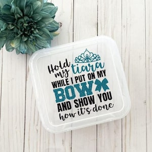 Cheer Bow Case, Cheerleader Bow Case, Cheer Bow Box, Cheer Comp Bow Case, Summit Gifts, Gift For Cheerleader, Cheer Team Gift