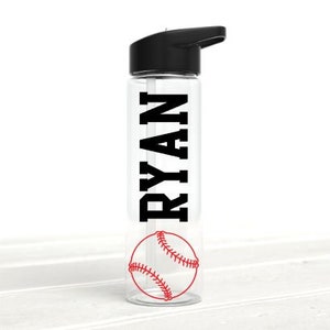 Baseball Water Bottle, Baseball Gifts, Personalized Kids Water Bottle, Baseball Coach Gift, Kids Sports Bottle, Baseball Mom