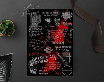 OFFICIALLY LICENSED LORDS Metal Sign, Shantel Tessier, The Ritual, Spade Brothers, Dark Romance Gifts, Book Merch
