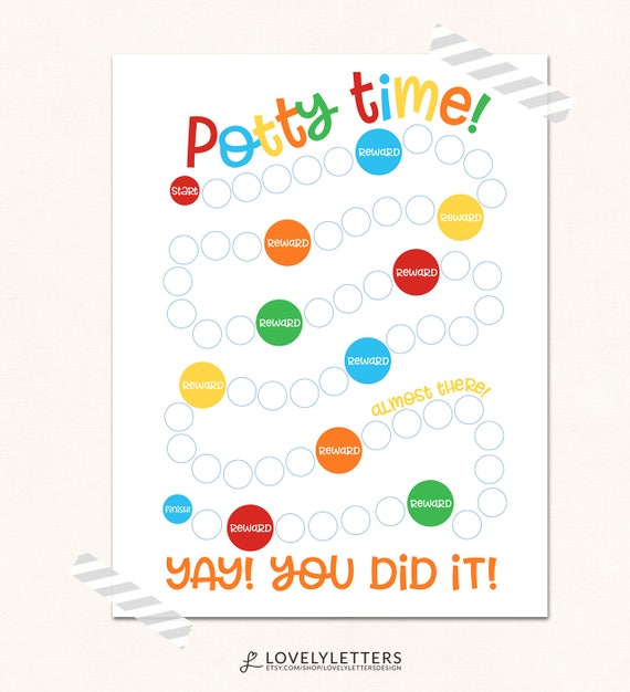 Potty Training Chart Printable