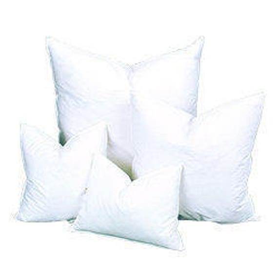100 Down 14x24 Down Feather Pillow Insert Pillows Etsy
