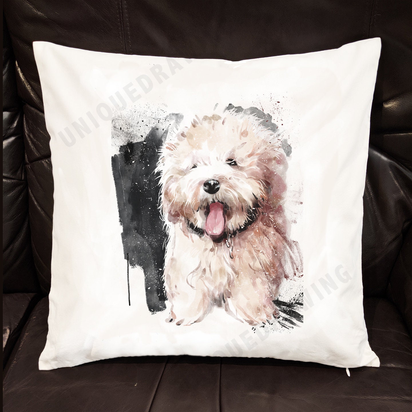 bichon cushion