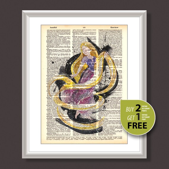 Repunzel Dictionary Art Print Vintage Book Poster Picture Disney Princess