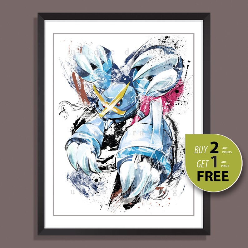 Nursery Prints Metagross Poster Pokemon Poster Birthday Gift Pokemon Metagross Wall Decor Metagross Print Pokemon Metagross Art 3659