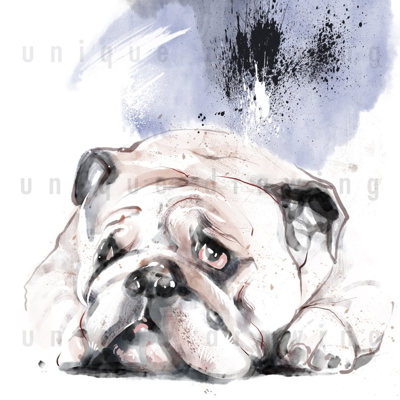 DOG Portrait from Photo Pet Dog Portrait Custom Painting Personalized Custom Pet Drawing Memorial Gift Puppy Dog Portrait for Gift 009dog