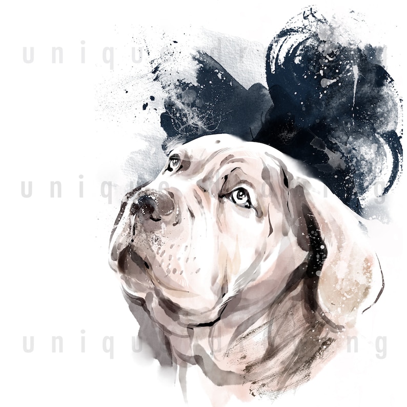 DOG Portrait from Photo Pet Dog Portrait Custom Painting Personalized Custom Pet Drawing Memorial Gift Puppy Dog Portrait for Gift 009dog