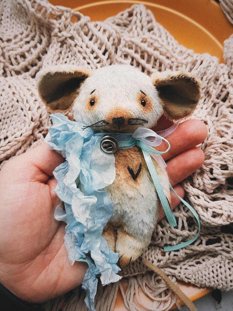 Miniature mouse plush toy stuffed animal softie mouse Etsy