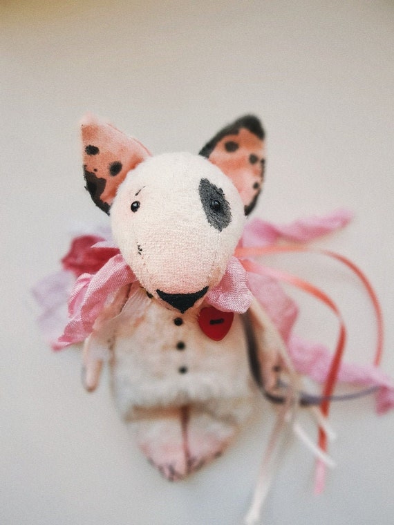 Bull Terrier toy cute dog toy english bullterrier miniature Etsy