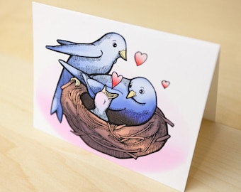 Baby Bird Card