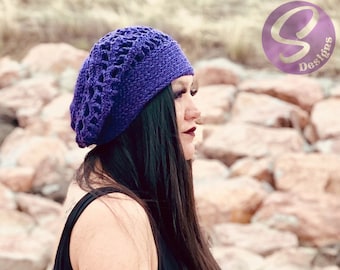 Skull Slouchy Beanie