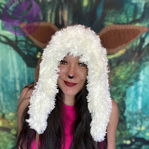 Fennec Fox Crochet Hood - PATTERN ONLY