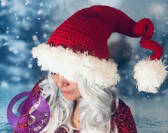 Crazy Swirly Santa / Elf Hat