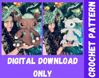 Ross the Mossy Goblin Crochet Pattern DIGITAL DOWNLOAD ONLY