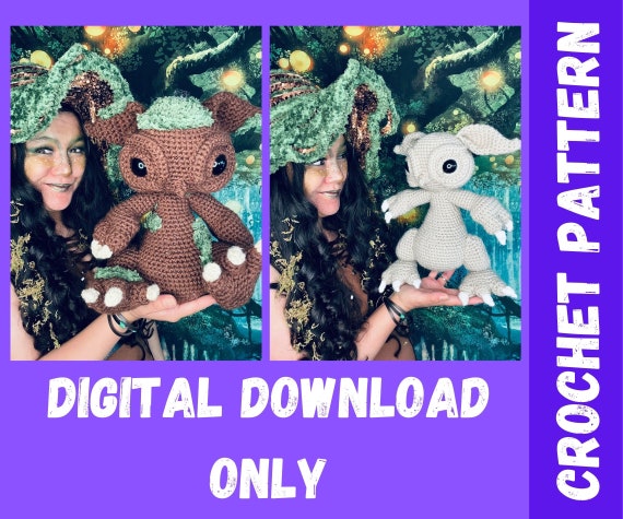 Ross the Mossy Goblin Crochet Pattern DIGITAL DOWNLOAD ONLY