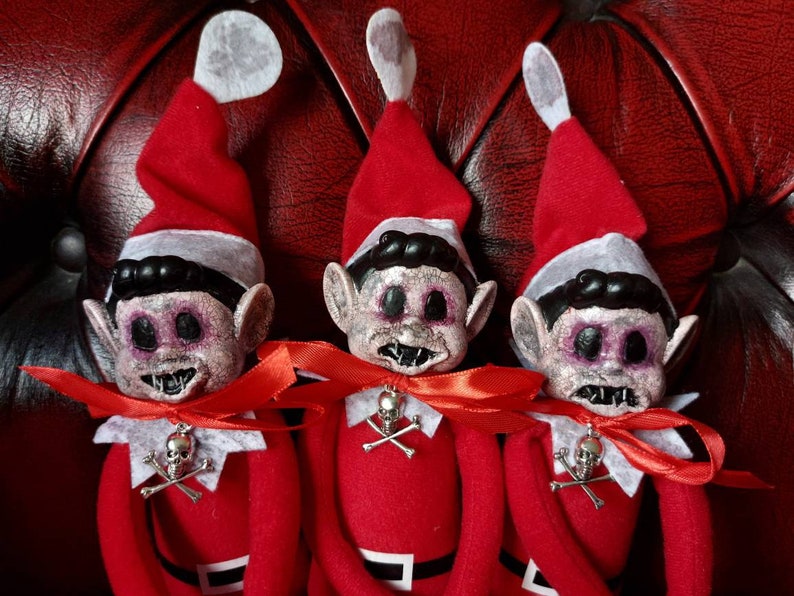 Creepy Elf Doll Horror Decor / Christmas Elf Horror Doll / Etsy