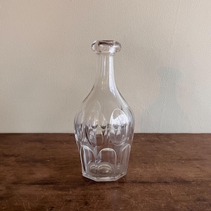 Ashburton Bar Bottle Or Decanter, Colorless Lead Glass With Ground And Polished Pontiled Foot, American, c. 1860