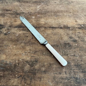 Carving Knife, Steel Blade With Ox Bone Handle, Joseph Rodgers & Sons, Cutlers To Her Majesty, Sheffield, England, Mid 19th Century